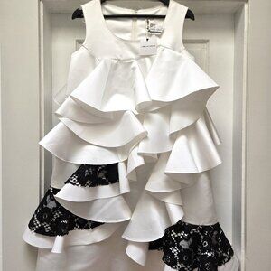 Comme des Garcons Ruffle Detailed Sleeveless Dress - Small (Fits to Large)